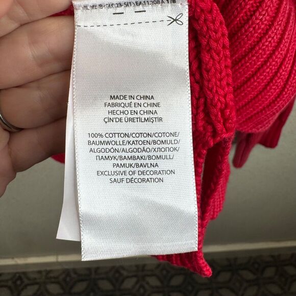 Polo Ralph Lauren Red Cable Knit Sweater M Preppy Gorpcore Classic‎ - Picture 7 of 11